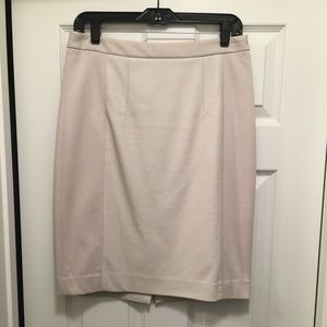 The Limited Cream Pencil Skirt